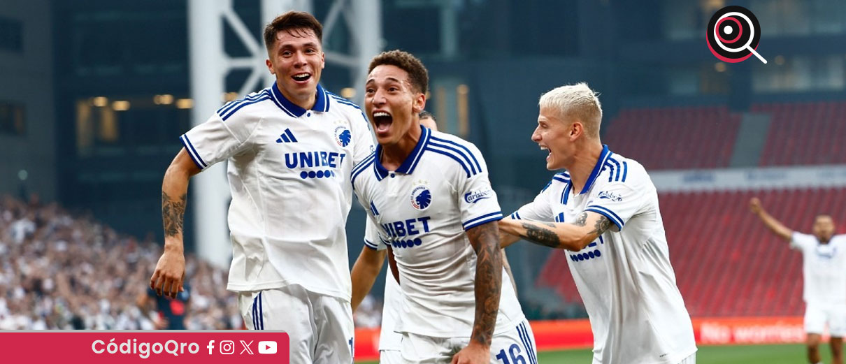 Huescas, que ya se había destacado en rondas previas con un gol ante Malmö, será clave para las aspiraciones del equipo dirigido por Jacob Neestrup / Foto: Cortesía