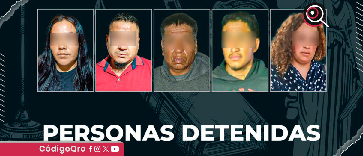 De acuerdo con la dependencia, en Jalpan de Serra se intervino un inmueble donde fueron detenidas dos personas / Foto: Cortesía