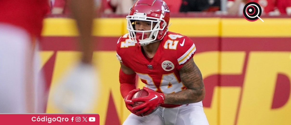 Skyy Moore, de 24 años, fue seleccionado en la segunda ronda del Draft 2022 por los Chiefs / Foto: Cortesía