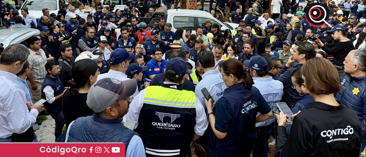 El mandatario subrayó que la participación de funcionarios como voluntarios se suma a las acciones de apoyo en colonias con mayores afectaciones, donde se realizan recorridos de asistencia y levantamiento de daños / Foto: Cortesía