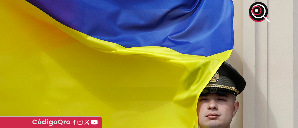 Ucrania cumplió sus primeros 34 años como país independiente. Foto: Agencia EFE