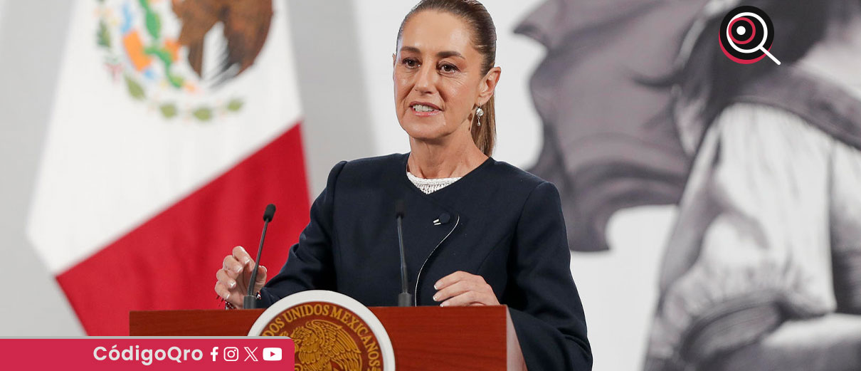 “Hemos derribado a tres grandes narcotraficantes: el primero García Luna, el segundo el Chapo y el tercero el Mayo”, citó la presidenta / Foto: Cortesía