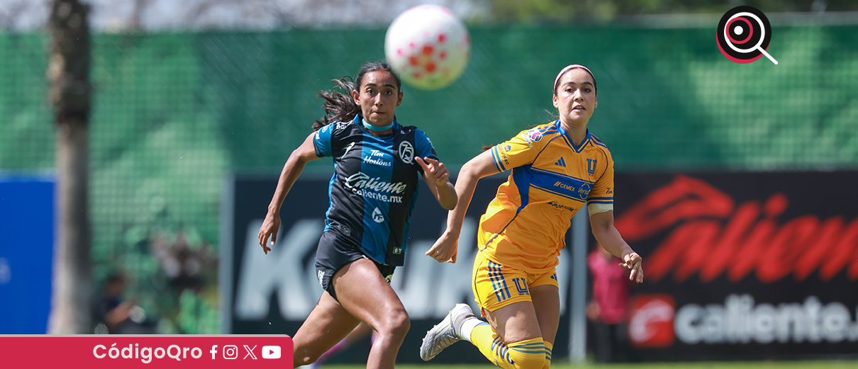 Tigres goleó a Gallos Femenil en la cancha del CEGAR. Foto: Especial
