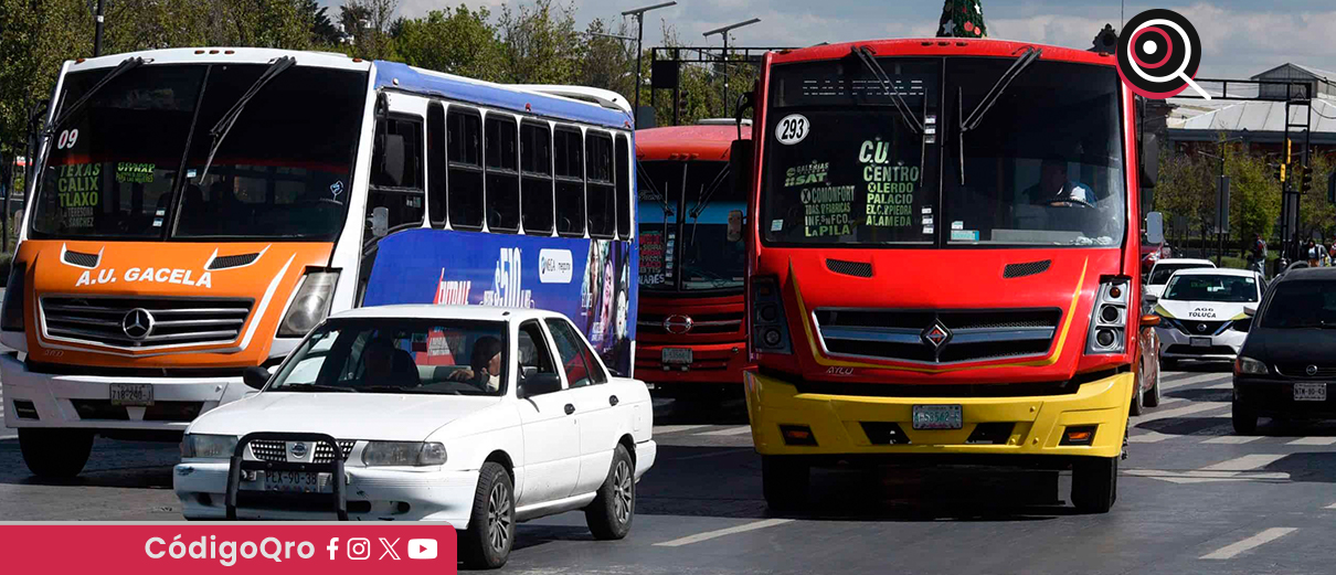 Transportistas amagan con paro de labores en la Ciudad de México. Foto: Especial