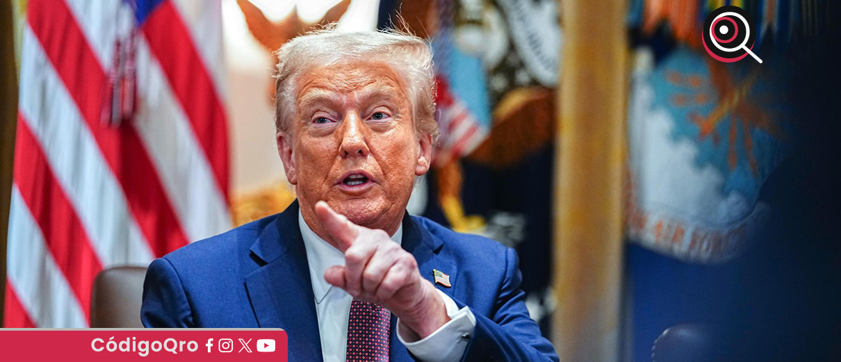 El presidente de Estados Unidos, Donald Trump, sostendrá una reunión sobre la guerra en Gaza. Foto: Agencia EFE