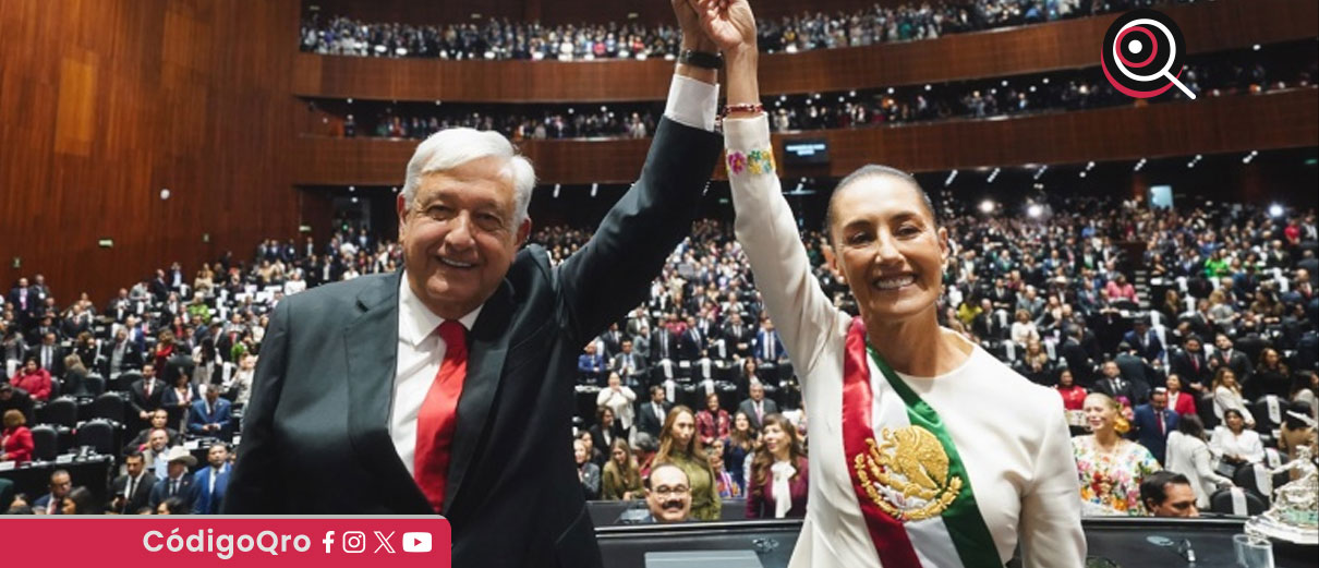 Sheinbaum recordó que López Obrador, durante su mandato, afirmaba que la lucha tenía un componente de pensamiento y otro de acción / Foto: Cortesía