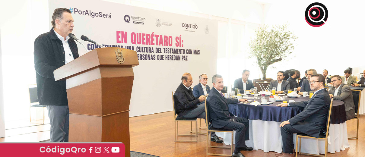 Kuri encabezó el arranque de la campaña “Septiembre, Mes del Testamento” / Foto: Cortesía