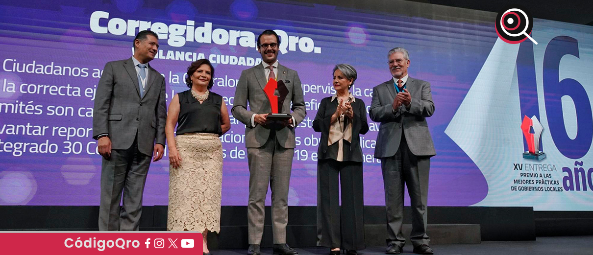 Corregidora, premio nacional, vigilancia ciudadana,