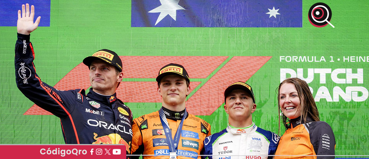 El australiano Oscar Piastri ganó el Gran Premio de Países Bajos. Foto: Agencia EFE
