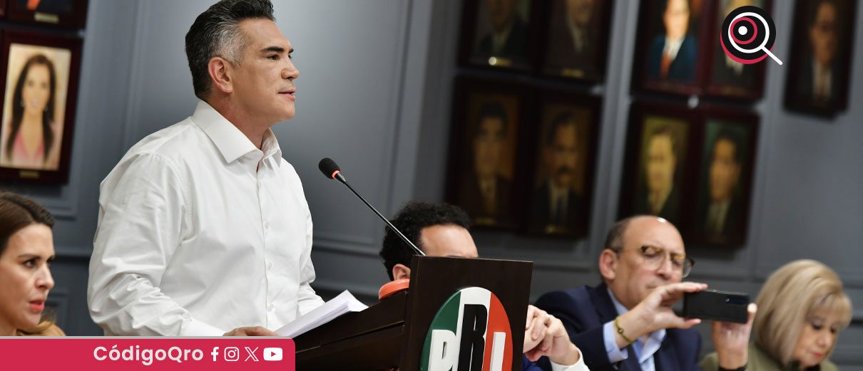 Alejandro Moreno anunció que senadores del PRI no asistirán a la toma de protesta de jueces y ministros electos / Foto: Cortesía
