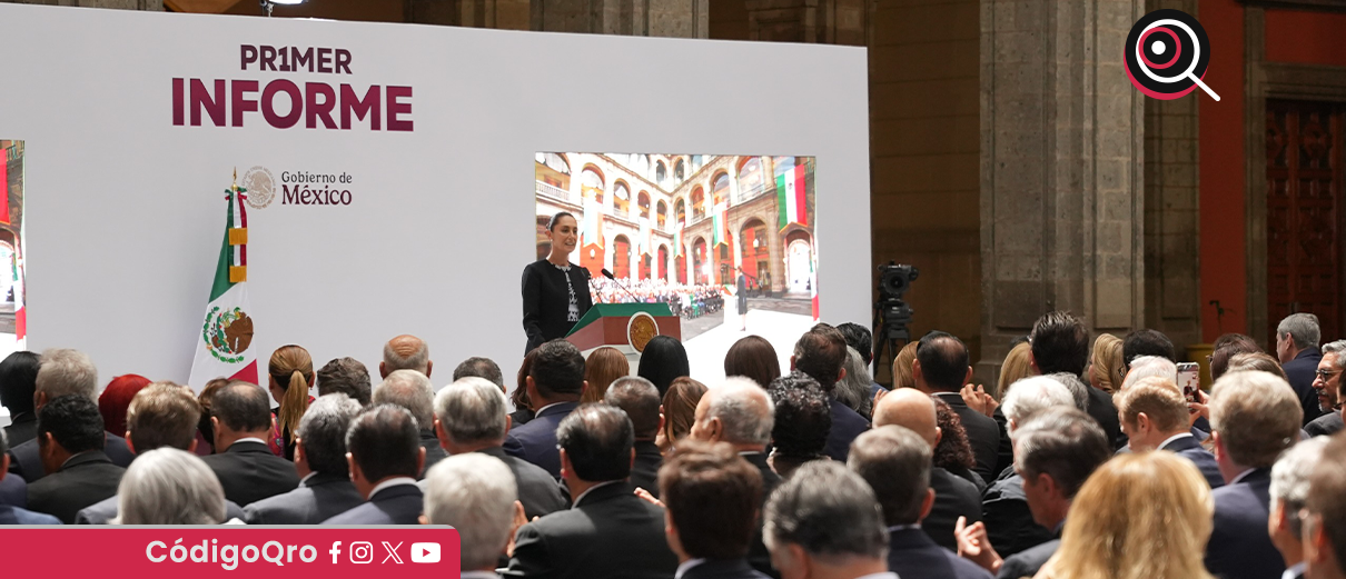 Kuri, asiste, primer Informe de Gobierno, Sheinbaum,