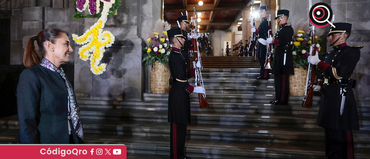 La presidenta de México, Claudia Sheinbaum, atestiguó la instalación de la nueva SCJN. Foto: Agencia EFE