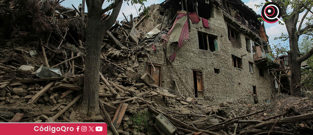 Un terremoto acabó con la vida de más de 800 persnas en Afganistán. Foto: Agencia EFE