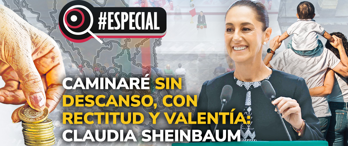 Caminaré sin descanso, con rectitud y valentía: Claudia Sheinbaum