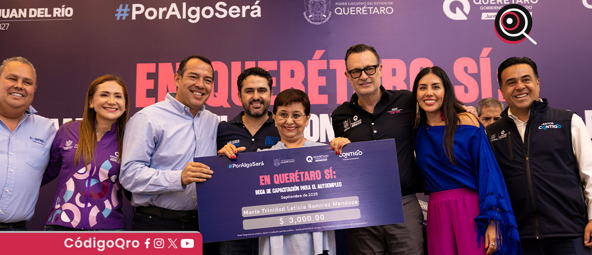 Mauricio Kuri encabezó la clausura de los Cursos para el Autoempleo en San Juan del Río, donde mil mujeres, adultos mayores y personas con discapacidad fueron capacitados en 41 talleres / Foto: Cortesía