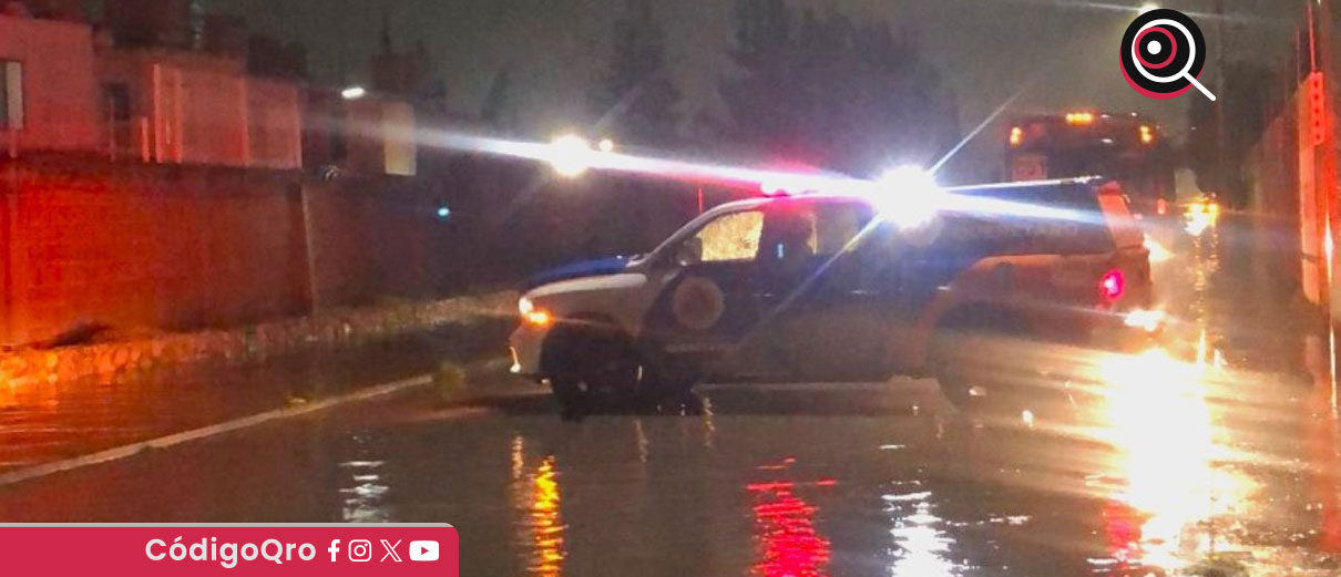 Protección Civil municipal informó que la lluvia registrada el jueves en la capital se prolongó por más de nueve horas, pero no causó afectaciones mayores / Foto: Cortesía