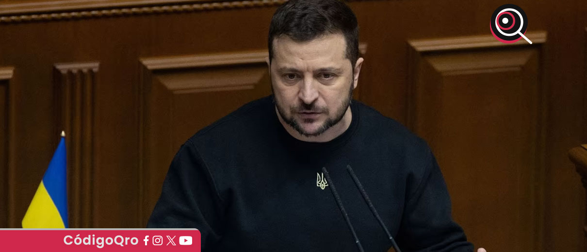 Zelenski subrayó que la respuesta internacional debe ser unida, frente a la violencia y la destrucción / Foto: Cortesía