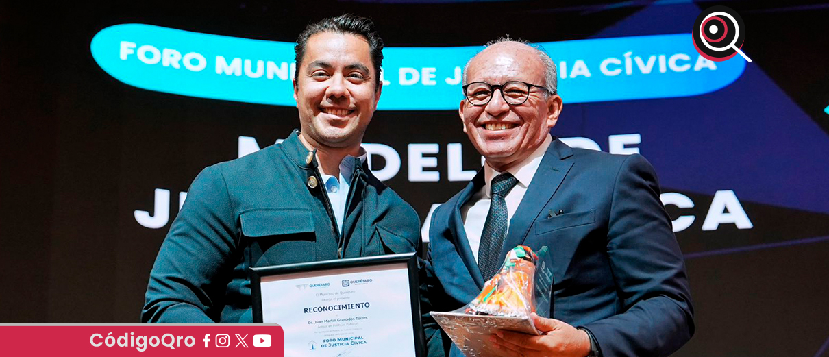 El presidente municipal de Querétaro, Felifer Macías, destacó la implementación de la Justicia Cívica. Foto: Especial