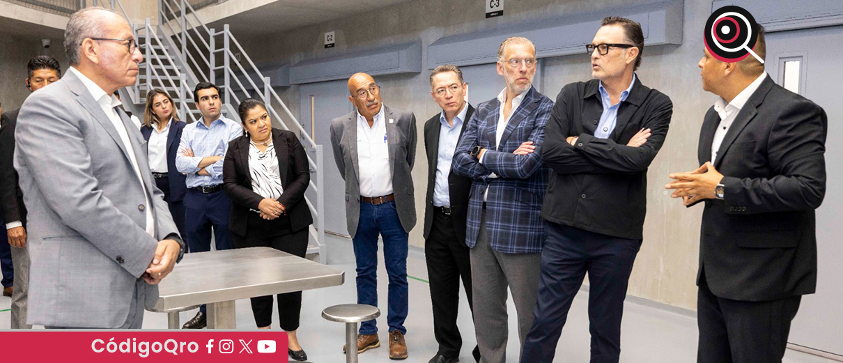 El gobernador Mauricio Kuri inauguró el Complejo Penitenciario de Medidas Especiales de Seguridad. Foto: Especial