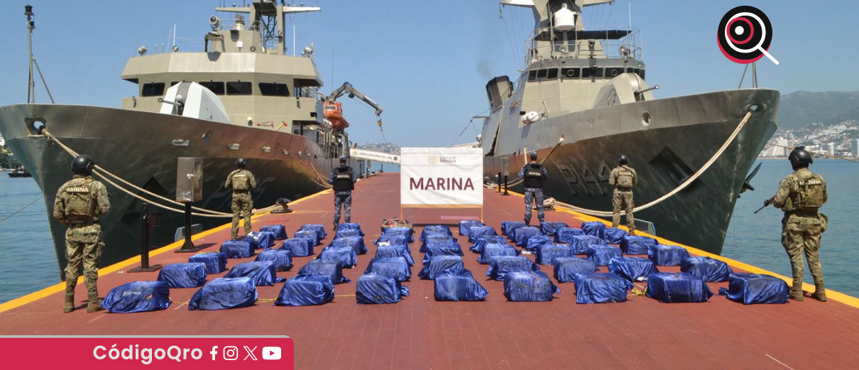 De acuerdo con el Gabinete de Seguridad del gobierno federal, la acción se efectuó durante recorridos de vigilancia marítima y aérea en los que participaron embarcaciones y aeronaves de la Marina / Foto: Cortesía