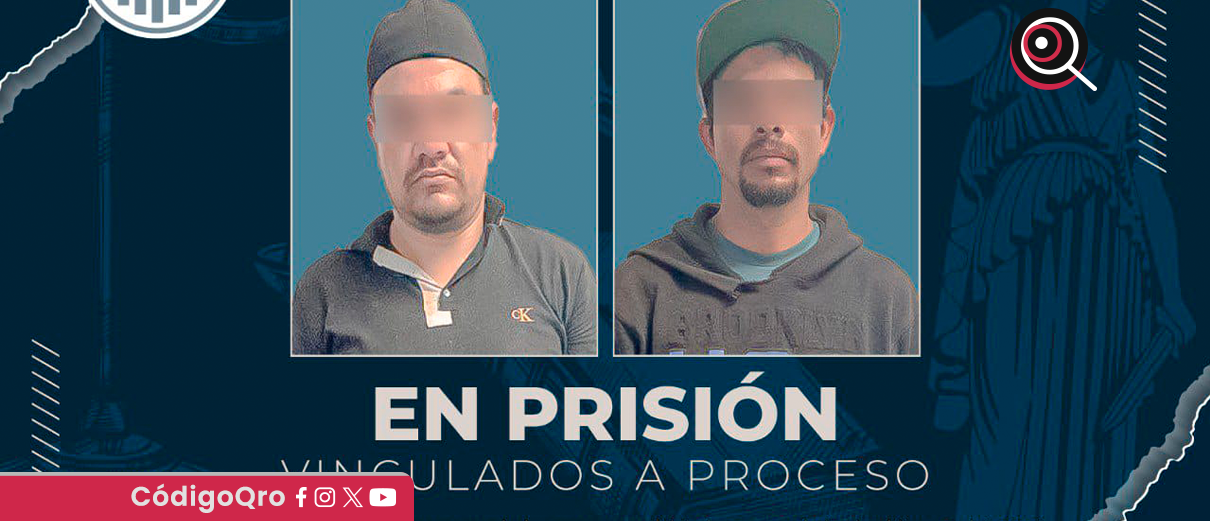 vinculan a proceso, dos hombre, armas prohibidas, carretera 57,
