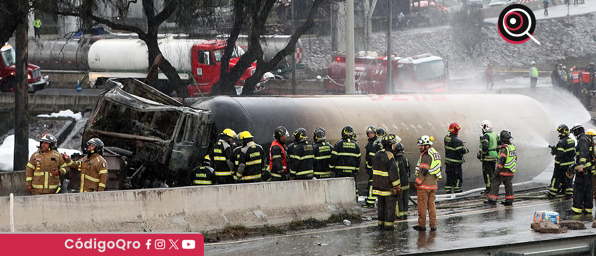 La presidenta de México, Claudia Sheinbaum, lamentó la explosión de una pipa de gas en Iztapalapa. Foto: Agencia EFE