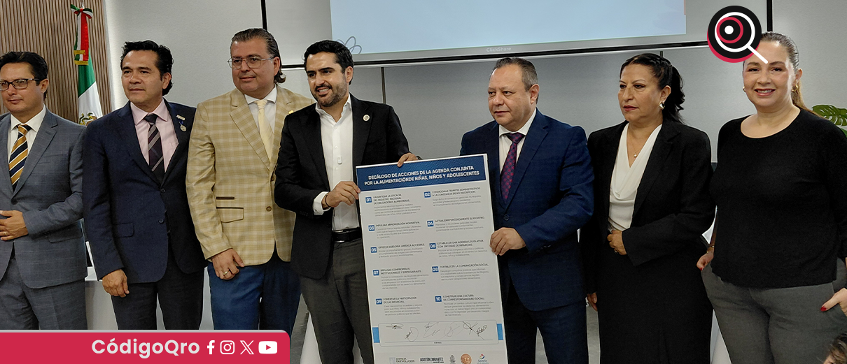 firman, agenda, garantizar, alimentación, niños y adolescentes,