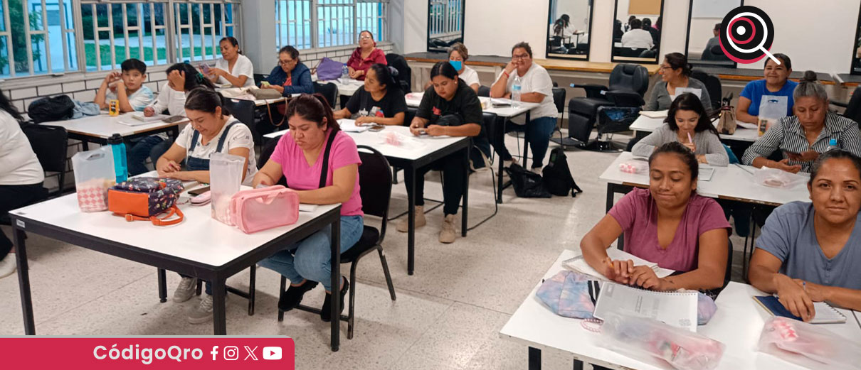 Con una inversión de 2.5 millones de pesos, el programa beneficiará a mil 750 mujeres con 70 cursos en oficios y liderazgo comunitario en todo el estado / Foto: Cortesía