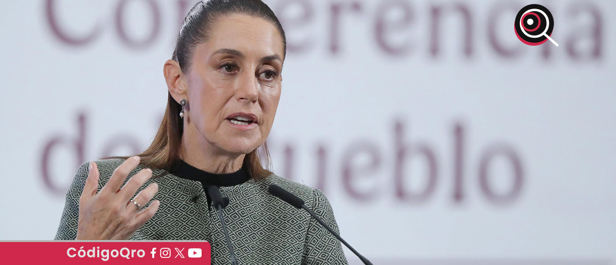 Claudia Sheinbaum anunció que el Órgano de Administración Judicial revisará el presupuesto 2026 del Poder Judicial para reducirlo en 15 mil millones / Foto: Agencia EFE