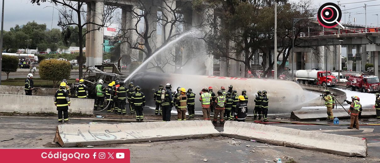 Suman 13 muertos por explosión de una pipa de gas en Iztapalapa. Foto: Agencia EFE