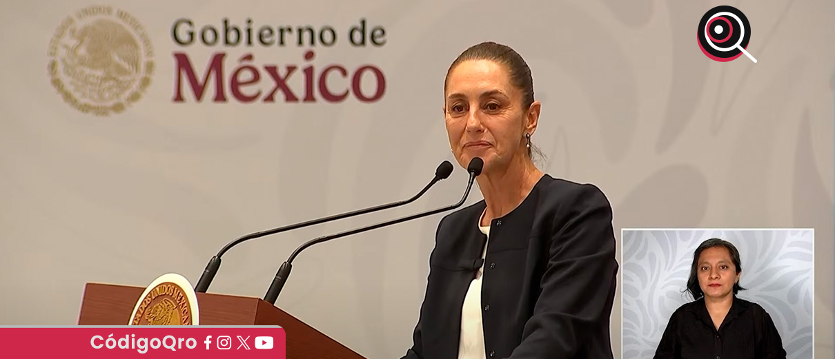 La presidenta de México, Claudia Sheinbaum, presentó su primer informe de gobierno en Querétaro. Foto: Especial
