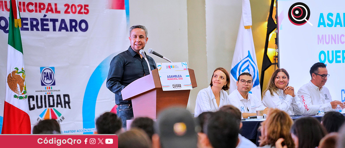 César Ernesto Guerrero Mendoza es el nuevo líder municipal del PAN en Querétaro. Foto: Especial