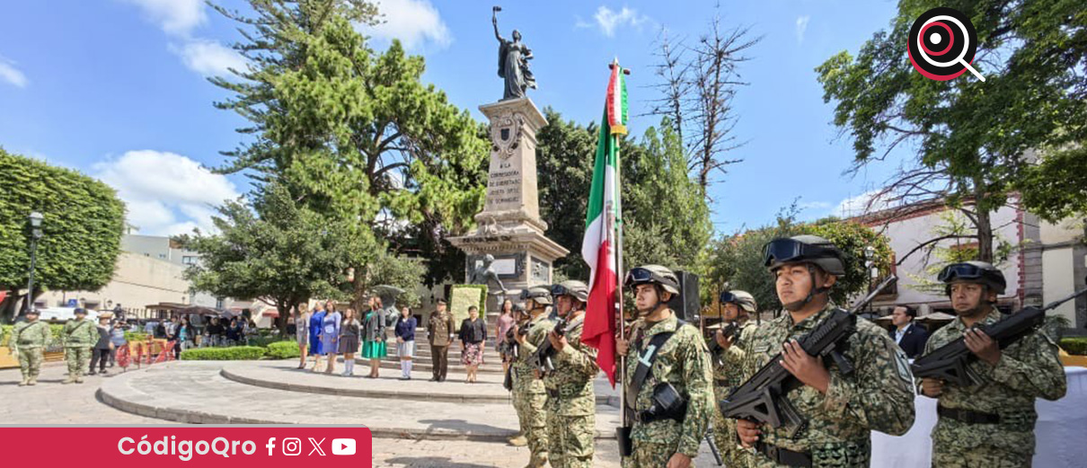 Conmemoran legado de doña Josefa Ortiz de Domínguez. Foto: Especial