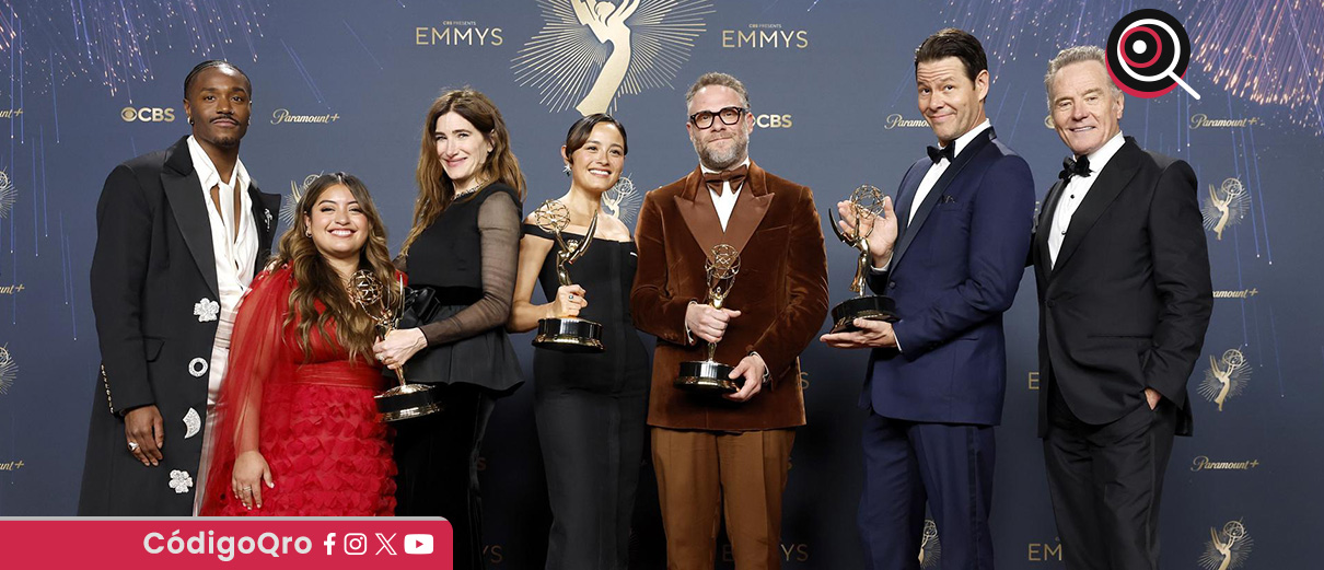The Studio fue la serie más premiada en los Emmy 2025. Foto: Agencia EFE