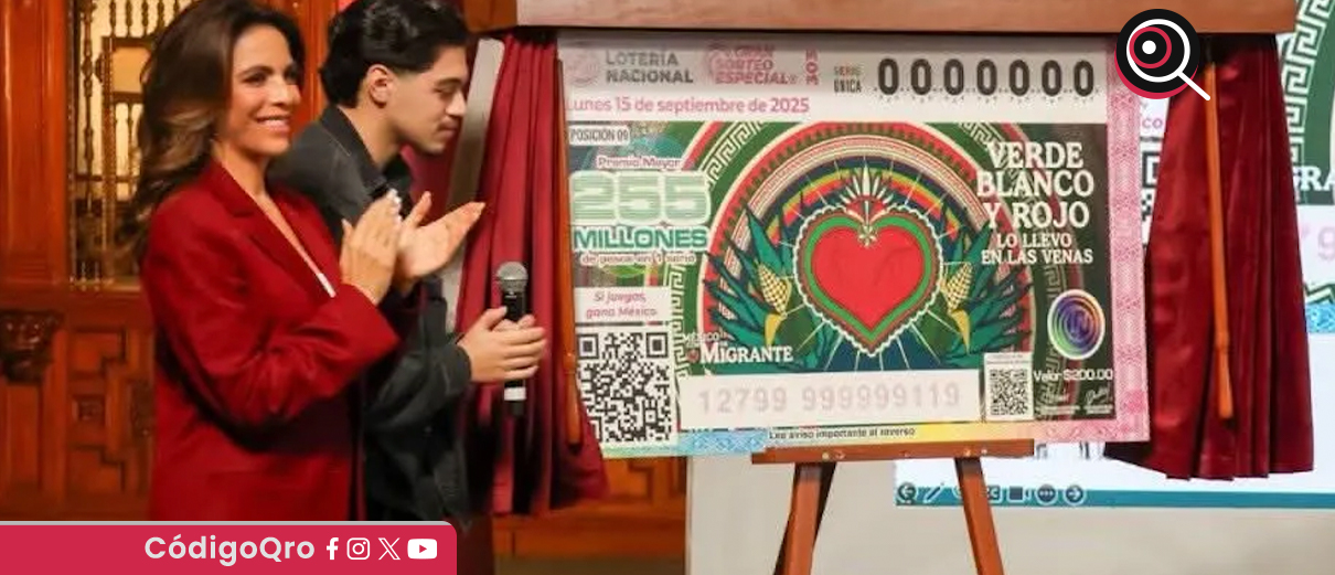 números ganadores, sorteo "México con M de Migrante",