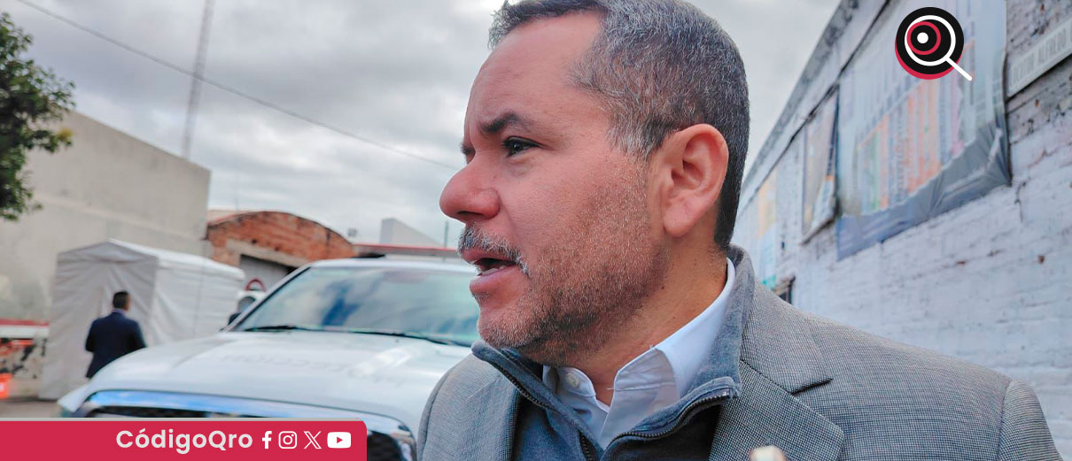 El presidente de la Mesa Directiva del Congreso local, Luis Gerardo Ángeles, aseguró que buscará la votación del proyecto hídrico El Batán en las próximas dos semanas / Foto: Olivia Arredondo