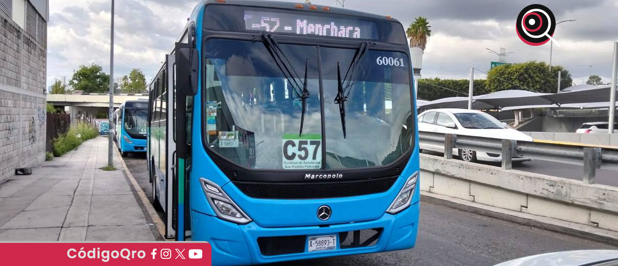 Qrobús sigue siendo el sistema de transporte público metropolitano que menos pasajeros moviliza entre todas las ciudades analizadas por el INEGI / Foto: Cortesía