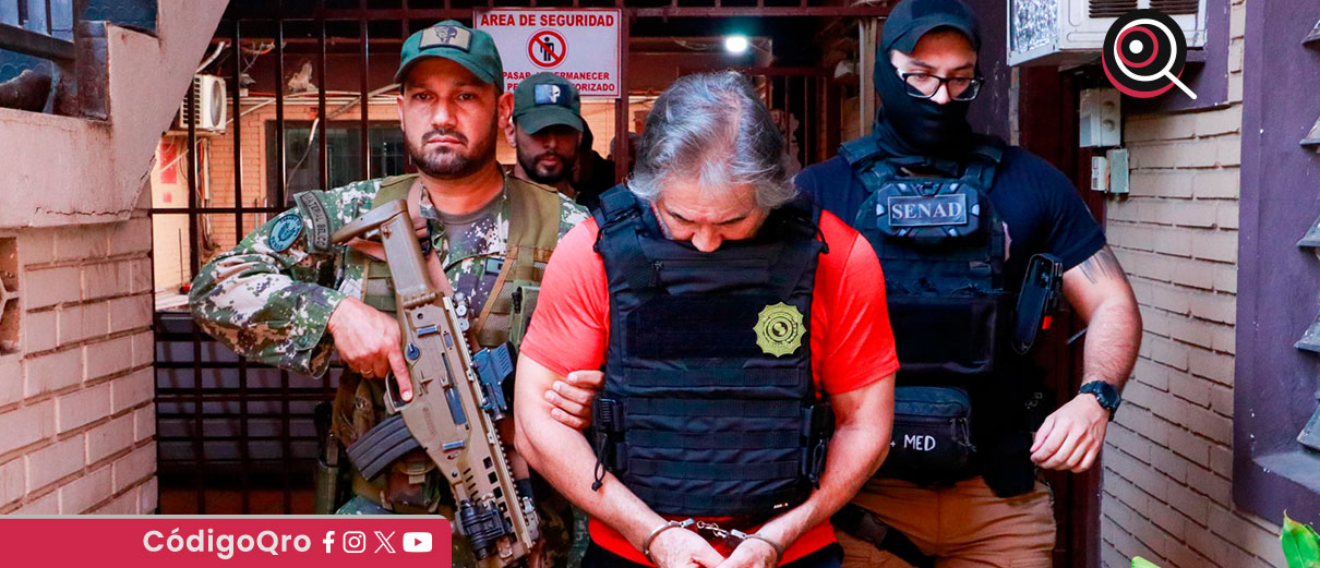 Bermúdez Requena, conocido como “el Abuelo” o “Comandante H”, llegó por la mañana al Aeropuerto Internacional de Tapachula, Chiapas / Foto: Cortesía