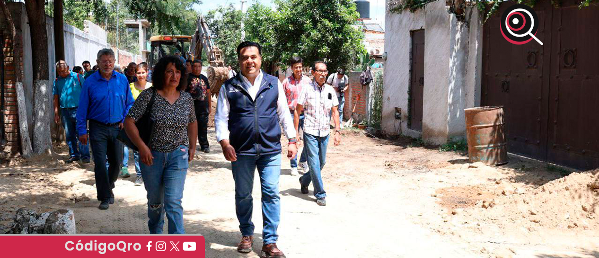 supervisan, rehabilitación, calles, San Juan del Río,