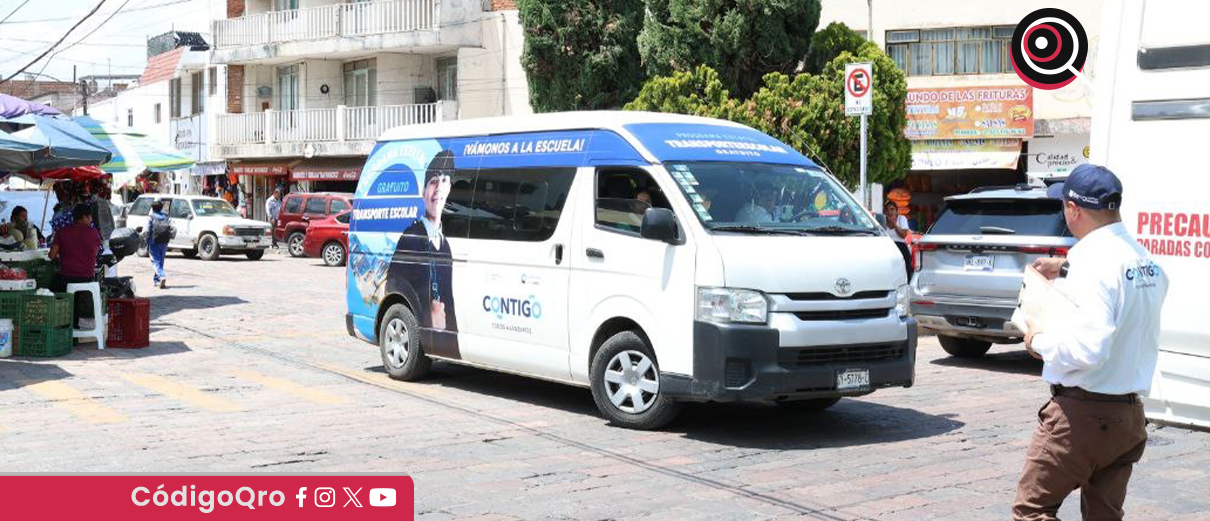 supervisan, unidades, transporte escolar, San Juan del Río,