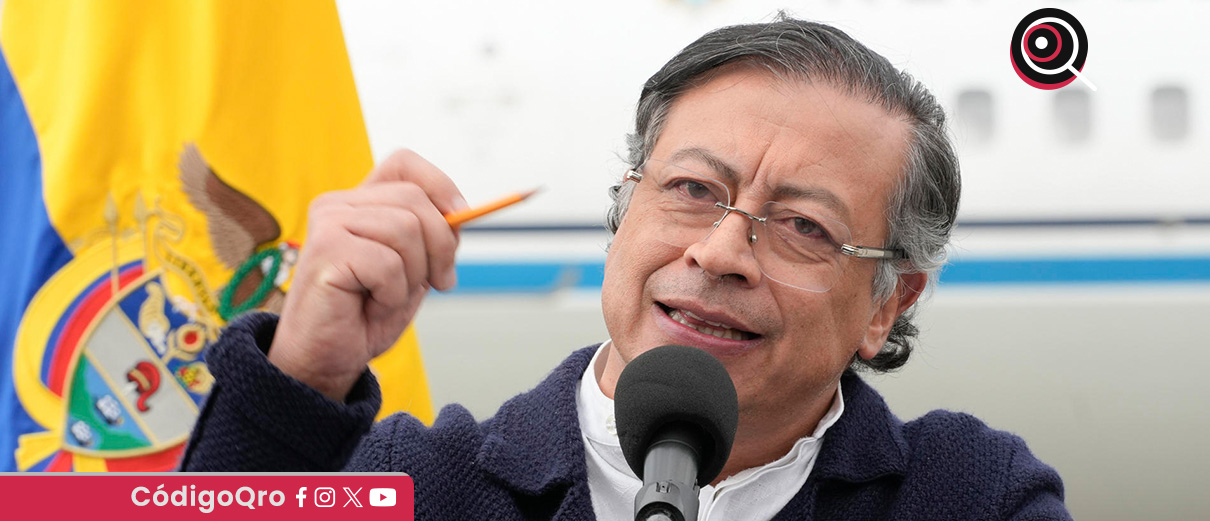 El presidente de Colombia, Gustavo Petro, reportó la desaparición de 2 colombianos en Sonora. Foto: Agencia EFE