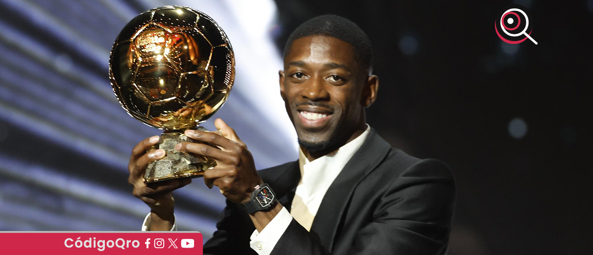 Ousmane Dembelé fue reconocido con el Balón de Oro 2025. Foto: Agencia EFE