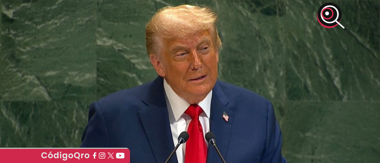 Trump relató ante los representantes de la ONU que coincidió con Lula en los pasillos del organismo y que ambos sostuvieron un breve diálogo / Foto: Cortesía