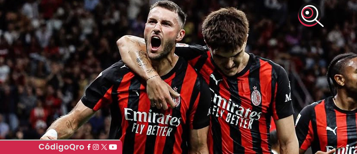 Santiago Giménez rompió la sequía que lo perseguía desde el 9 de mayo y volvió a gritar un gol con la camiseta del AC Milan / Foto: Cortesía