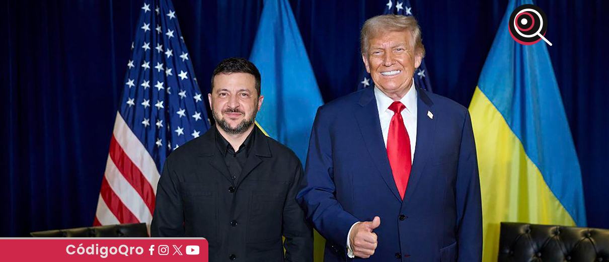 El presidente de Estados Unidos, Donald Trump, alentó a Ucrania a recuperar los territorios ocupados por Rusia. Foto: Agencia EFE