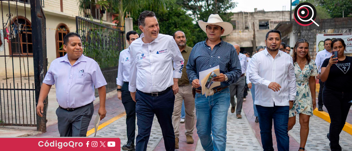El gobernador Mauricio Kuri realizó una gira de trabajo por la Sierra Gorda. Foto: Especial