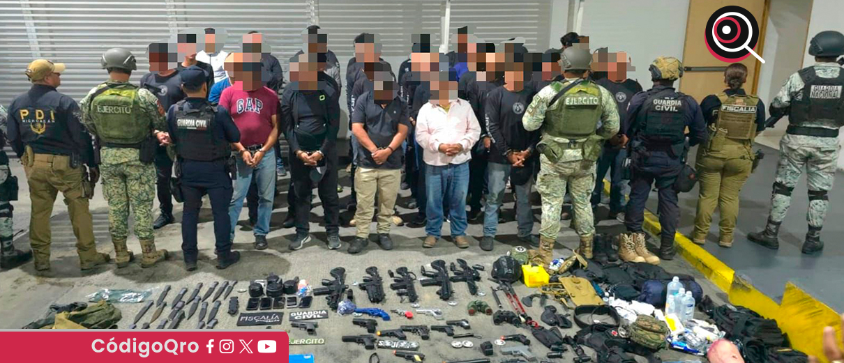 Detenidos en Michoacán 38 integrantes de La Luz del Mundo. Foto: Especial