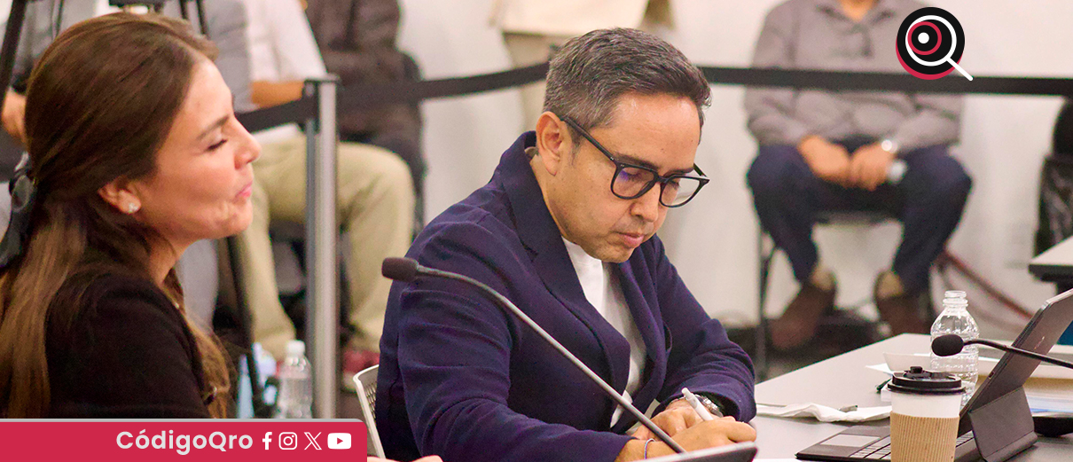 El secretario de Planeación y Participación Ciudadana, Luis Antonio Rangel Méndez, compareció ante el Congreso Local. Foto: Especial