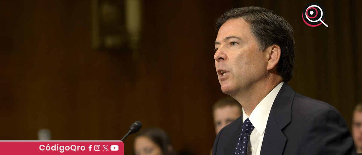 Un gran jurado decidió acusar el exdirector del FBI, James Comey. Foto: Agencia EFE