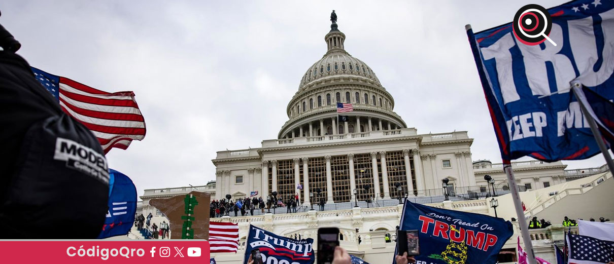 Trump, quien volvió a la presidencia en enero pasado, indultó y conmutó las penas de todos los condenados por el asalto al Capitolio / Foto: Cortesía